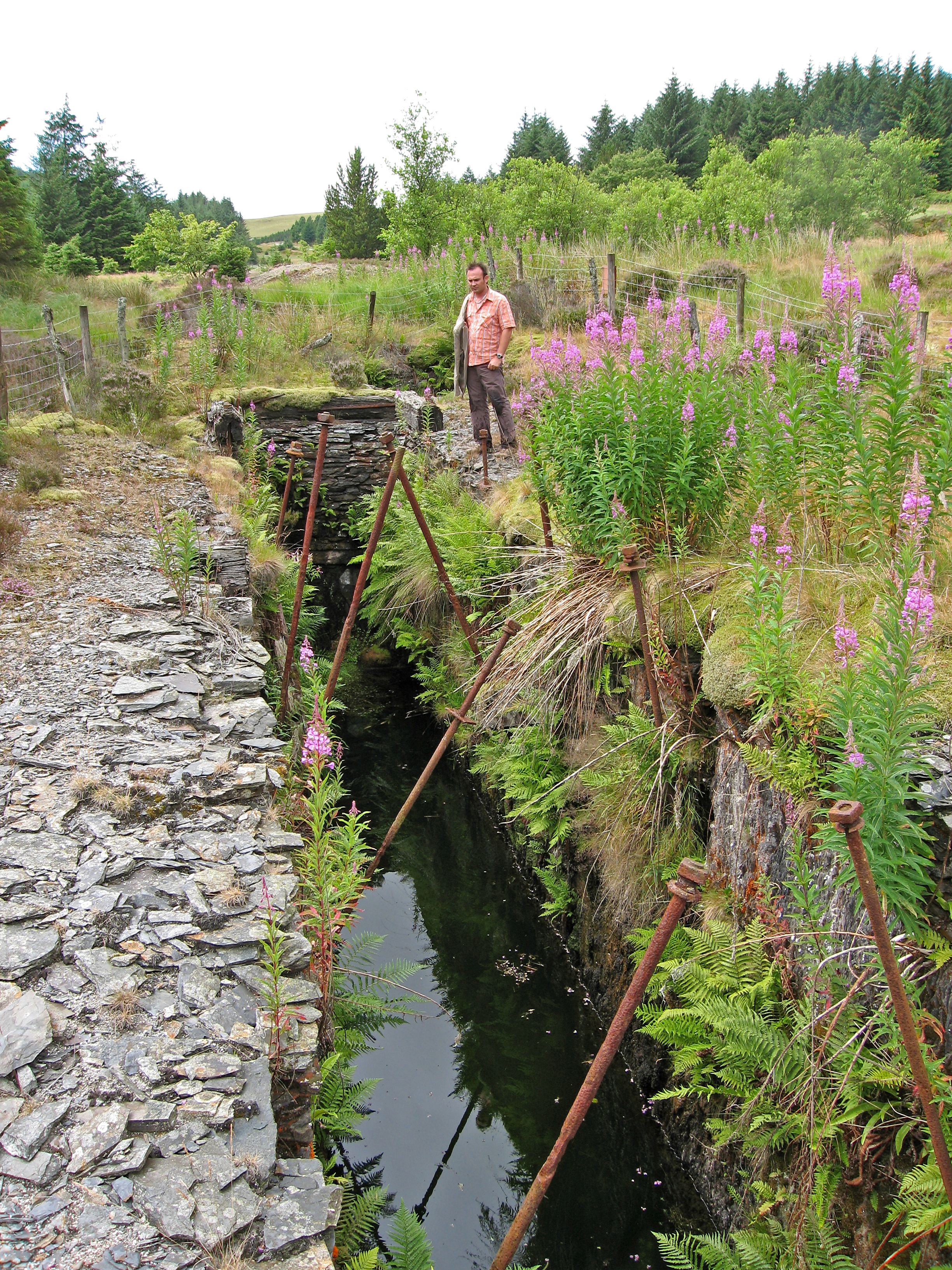 Pumping wheelpit Esgair Hir 2006